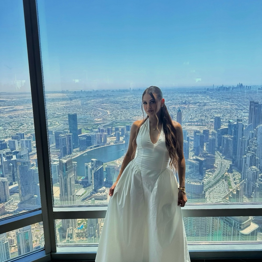 Elegant White Halter Dress